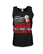 Grumpy Old Counselor Unisex Tank thumbnail
