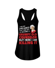 Grumpy Old Counselor Ladies Flowy Tank thumbnail