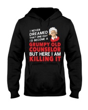 Grumpy Old Counselor Hooded Sweatshirt thumbnail