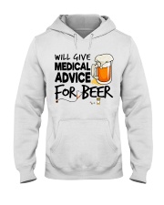 Nurse - Medical Advice for Beer Hooded Sweatshirt thumbnail