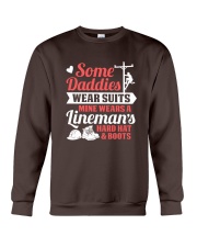 Lineman's Hard Hat And Boots Crewneck Sweatshirt thumbnail