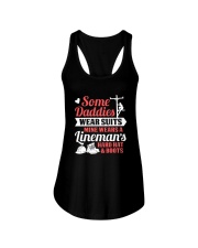 Lineman's Hard Hat And Boots Ladies Flowy Tank thumbnail
