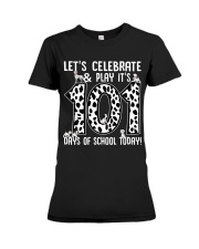 Teacher - 101 Days of School Premium Fit Ladies Tee front