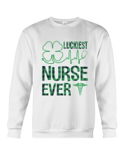 Luckiest Nurse Ever Crewneck Sweatshirt thumbnail