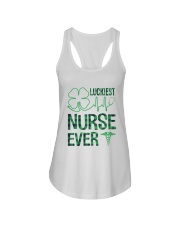Luckiest Nurse Ever Ladies Flowy Tank thumbnail