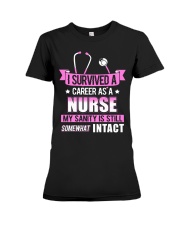 Nurse - Survived Premium Fit Ladies Tee thumbnail