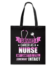 Nurse - Survived Tote Bag thumbnail