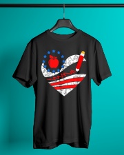 Teacher - Heart Classic T-Shirt lifestyle-mens-crewneck-front-3