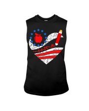 Teacher - Heart Sleeveless Tee thumbnail