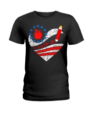Teacher - Heart Ladies T-Shirt thumbnail