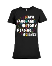 Music Teacher Premium Fit Ladies Tee tile