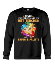 Art Teacher Underestimate Crewneck Sweatshirt thumbnail