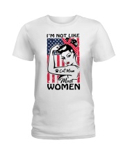 Cat Mom - I'm not like most Women Ladies T-Shirt thumbnail