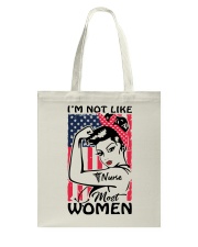 Nurse - I'm not most Women Tote Bag thumbnail