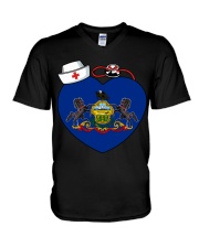 Nurse - National Nurse Week for Pennsylvania V-Neck T-Shirt thumbnail