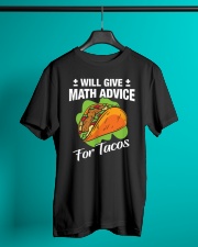 Math Teacher - Math Advice for Tacos Classic T-Shirt lifestyle-mens-crewneck-front-3
