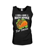 Math Teacher - Math Advice for Tacos Unisex Tank thumbnail