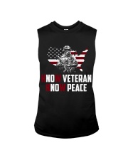 No Veteran No Peace Sleeveless Tee thumbnail