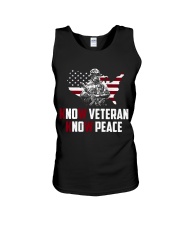 No Veteran No Peace Unisex Tank thumbnail