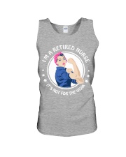 Retired nurse - not for weak Unisex Tank thumbnail
