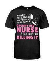 Grumpy Old Nurse Classic T-Shirt front