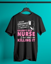 Grumpy Old Nurse Classic T-Shirt lifestyle-mens-crewneck-front-3