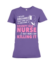 Grumpy Old Nurse Premium Fit Ladies Tee thumbnail