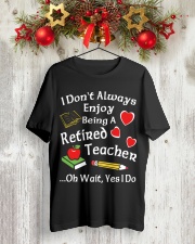 Retired Teacher - Enjoy Classic T-Shirt lifestyle-holiday-crewneck-front-2