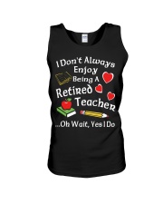 Retired Teacher - Enjoy Unisex Tank thumbnail