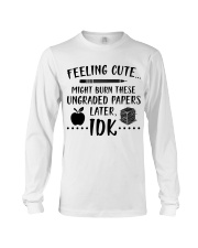 Teacher - Ungraded Papers Long Sleeve Tee thumbnail