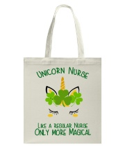 Nurse Unicorn Shamrock Tote Bag thumbnail
