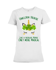 Nurse Unicorn Shamrock Premium Fit Ladies Tee thumbnail