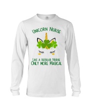 Nurse Unicorn Shamrock Long Sleeve Tee thumbnail