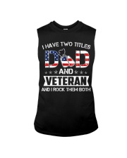 Veteran Dad Rock Them Both Sleeveless Tee thumbnail