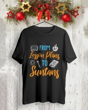 Teacher - From Lesson Plans To Suntans Classic T-Shirt lifestyle-holiday-crewneck-front-2