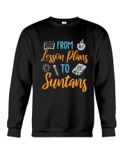Teacher - From Lesson Plans To Suntans Crewneck Sweatshirt thumbnail
