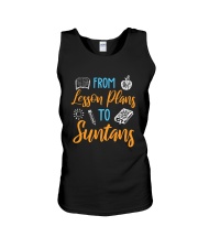 Teacher - From Lesson Plans To Suntans Unisex Tank thumbnail