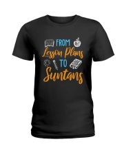 Teacher - From Lesson Plans To Suntans Ladies T-Shirt thumbnail