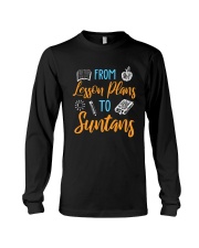 Teacher - From Lesson Plans To Suntans Long Sleeve Tee thumbnail