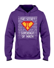 Math Teacher - The Secret SuperDigit of Math Hooded Sweatshirt thumbnail