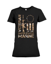 US Marine Veteran Premium Fit Ladies Tee tile