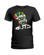 Born to stand out Ladies T-Shirt thumbnail