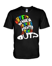 Born to stand out V-Neck T-Shirt thumbnail