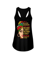 I'm a Black Queen Ladies Flowy Tank thumbnail