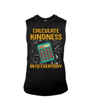 Math Teacher - Calculate Kindness Into Everyday Sleeveless Tee thumbnail