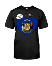 Nurse - National Nurse Week for Wisconsin Premium Fit Mens Tee thumbnail