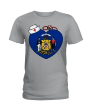 Nurse - National Nurse Week for Wisconsin Ladies T-Shirt thumbnail