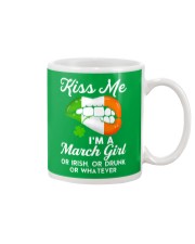 Kiss Me March Girl Whatever Mug thumbnail