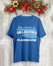Teacher - The future of Oklahoma Classic T-Shirt lifestyle-holiday-crewneck-front-2