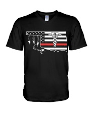 Nurse - Oklahoma Flag Shirt V-Neck T-Shirt thumbnail